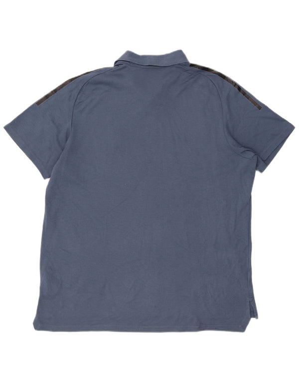 Adidas Męskie All Blacks Graphic Koszulka polo XL Niebieska bawełna