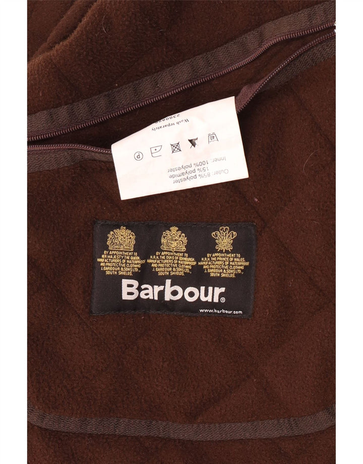 Męska pikowana kurtka Barbour UK 44 2XL Brązowa, poliester