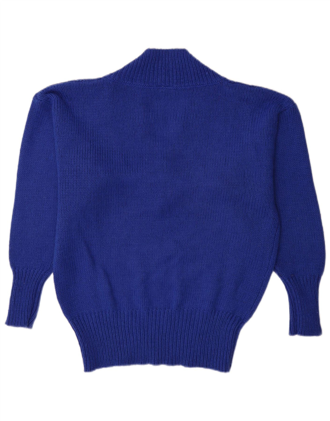 Damski sweter C & A z dekoltem w kształcie litery V, EU 40/42, średni niebieski akryl
