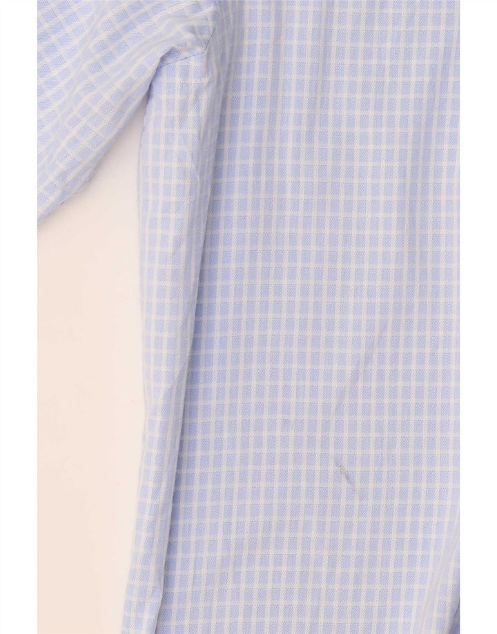 Koszula męska Chaps Stretch o regularnym kroju, rozmiar 18 2XL, niebieska bawełniana kratka