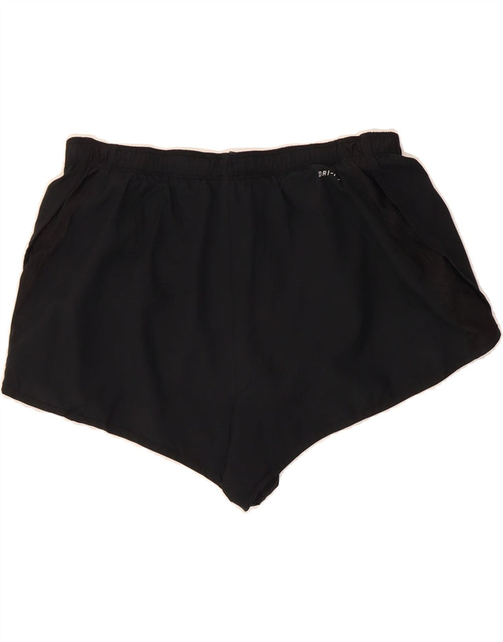 NIKE Womens Dri Fit Sport Shorts UK 12 Medium  Black Polyester Vintage Nike and Second-Hand Nike from Messina Hembry 
