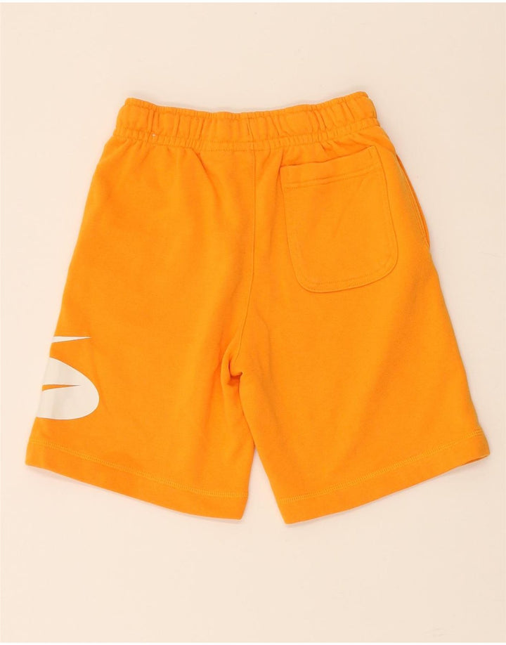 NIKE Boys Graphic Sport Shorts 10-11 Years Medium Orange Vintage Nike and Second-Hand Nike from Messina Hembry 