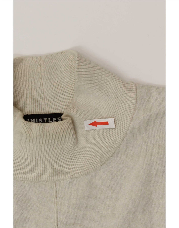 Whistle damski sweter z golfem UK 12 średni beż