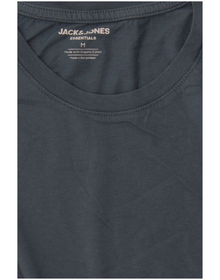 T-shirt męski Jack & Jones, bawełniany, średni niebieski