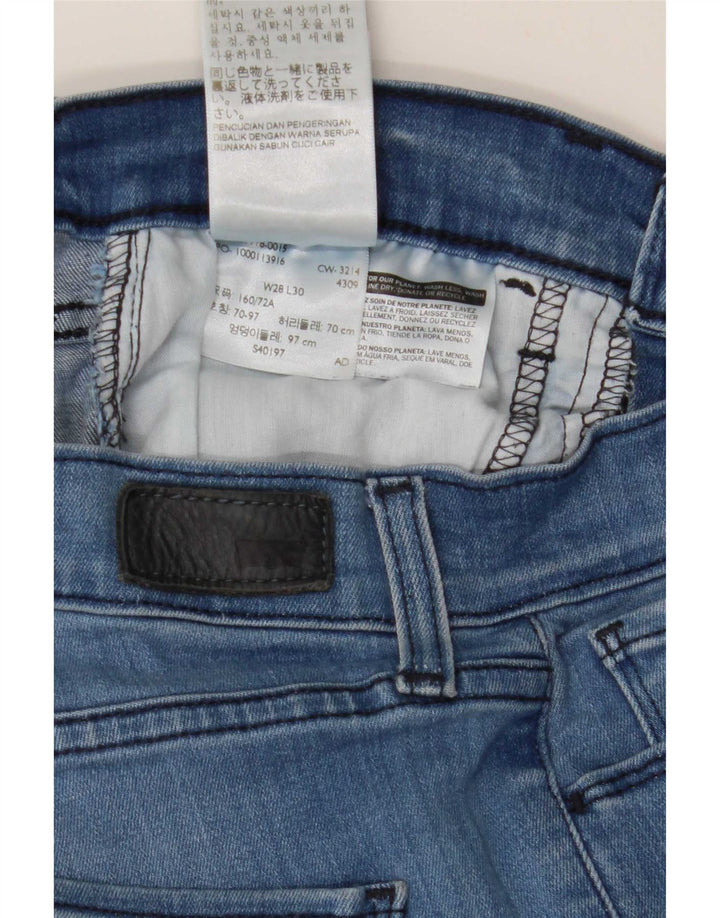 Damskie jeansy Levi's Skinny W28 L30 Niebieskie bawełniane
