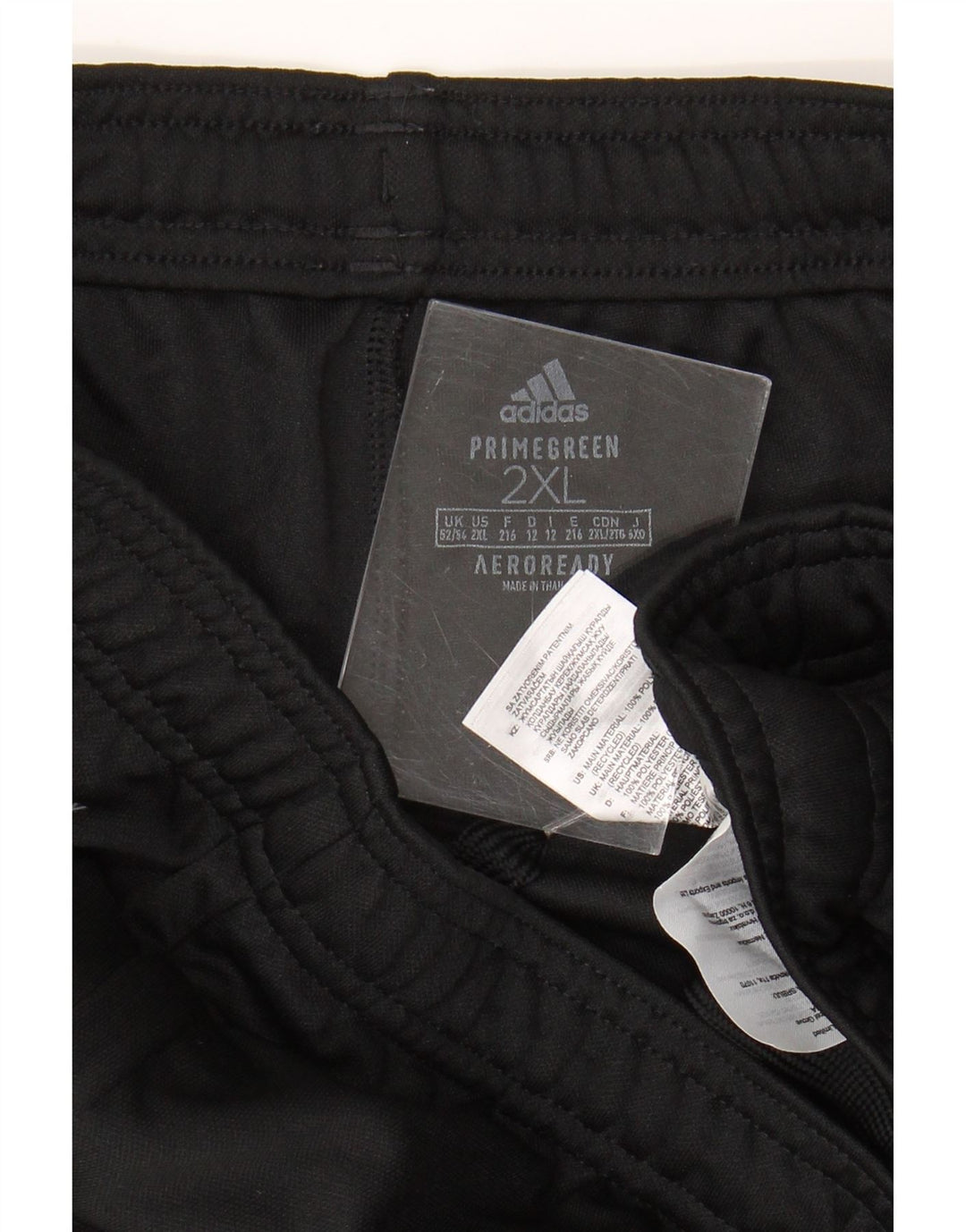 Męskie spodnie dresowe Adidas Aeroready 2XL, czarny poliester