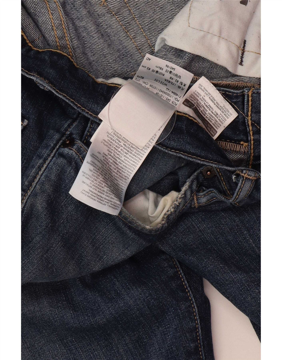 Męskie jeansy Levi's 511 Slim W32 L32 Niebieska bawełna