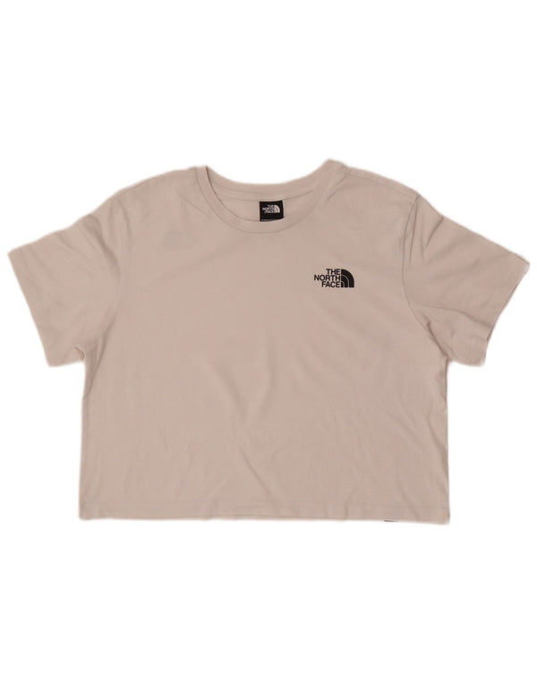 Damska koszulka Crop Top The North Face UK 14, kolor średni biały