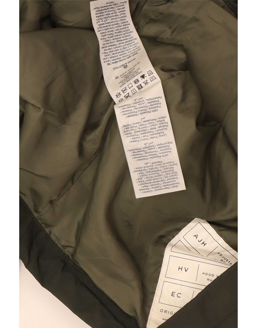 Męska kurtka przeciwdeszczowa z kapturem Jack & Jones UK 40, duża, zielona, poliestrowa
