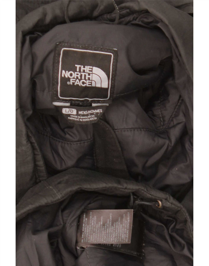 Męska kurtka wiatrówka z kapturem The North Face UK 40, duża, czarna, poliamidowa