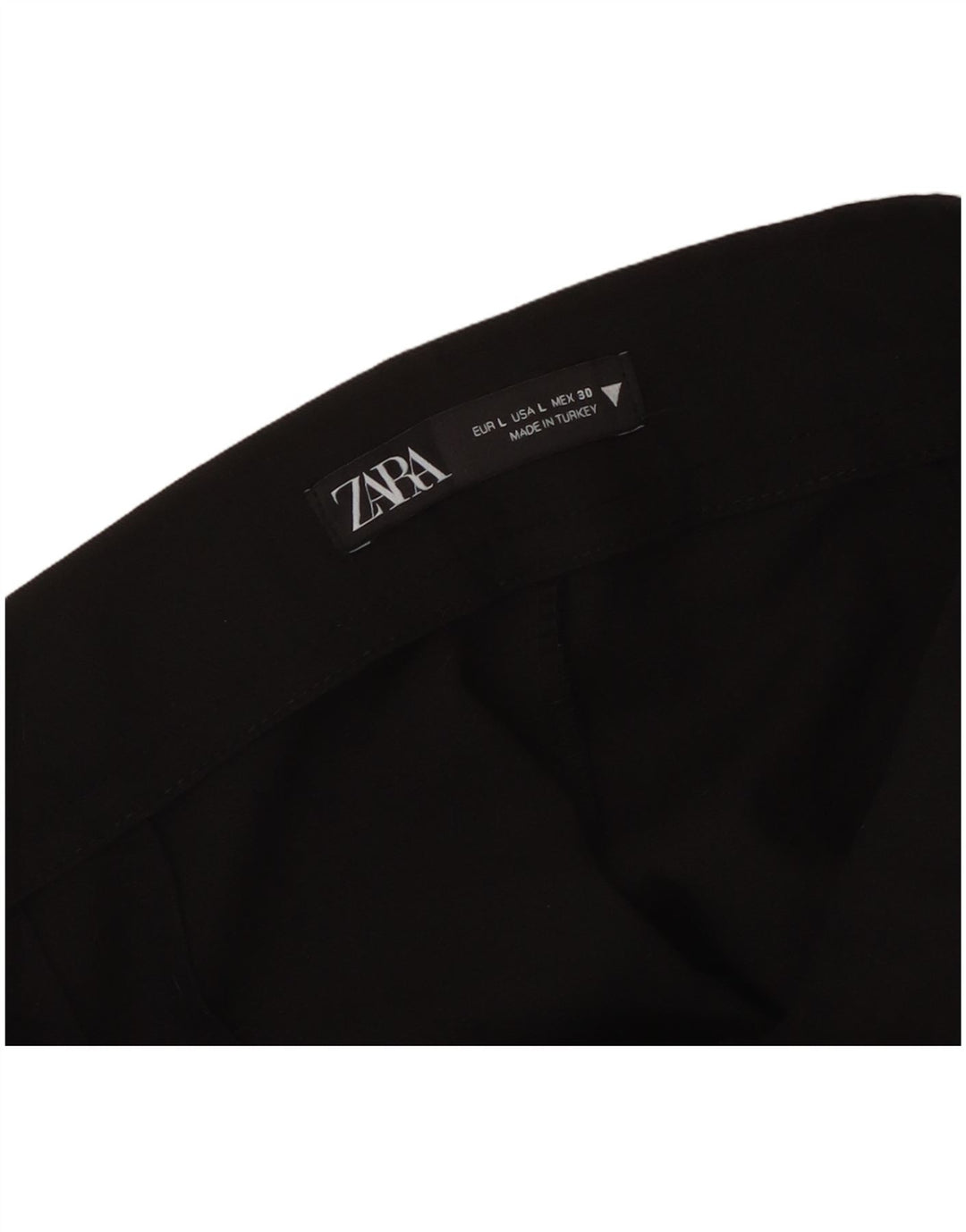 Spodnie damskie Zara Regular Straight Casual, duże W32 L26 Czarne