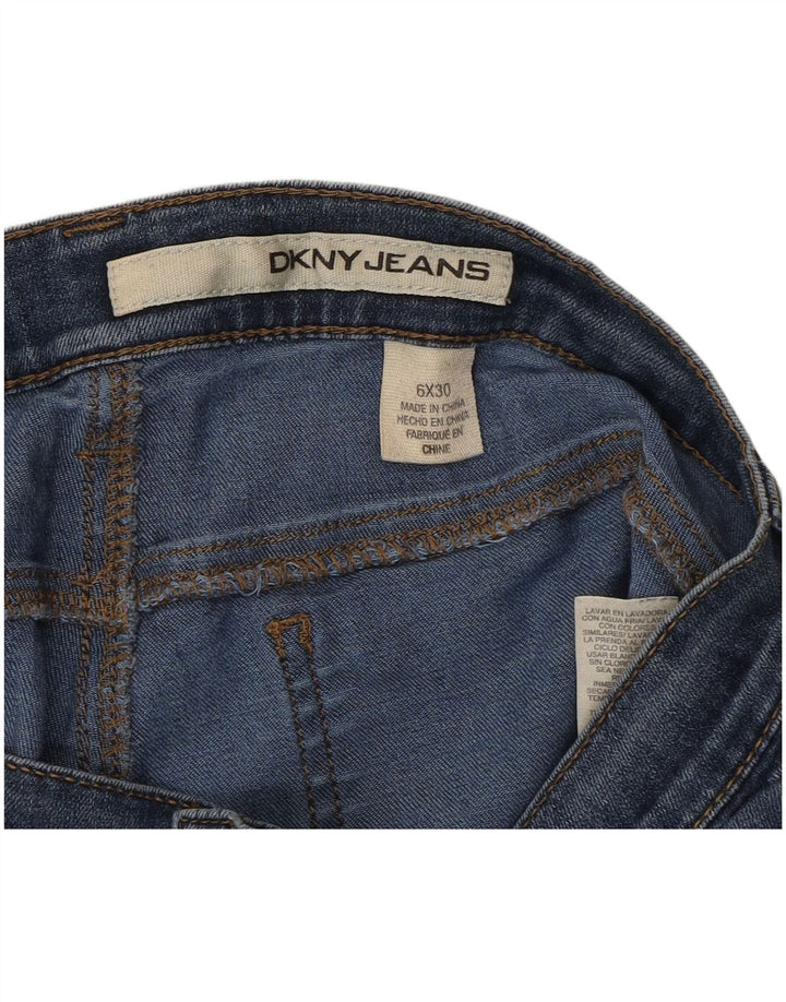 DKNY Womens Slim Jeans US 6 Medium W30 L28 Blue Cotton