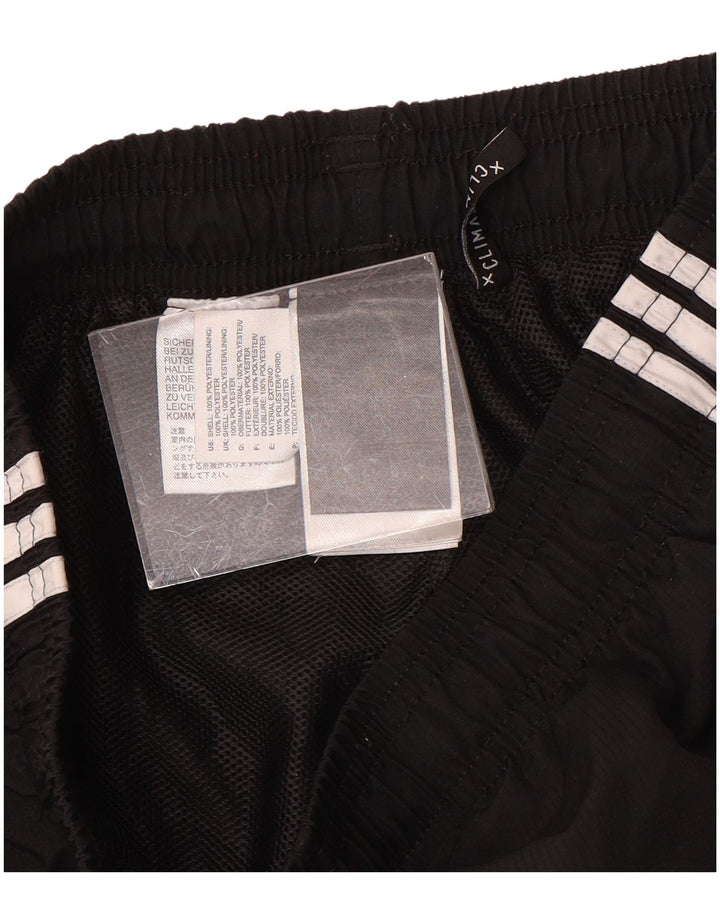 Męskie spodnie dresowe Adidas, małe, czarne, poliestrowe