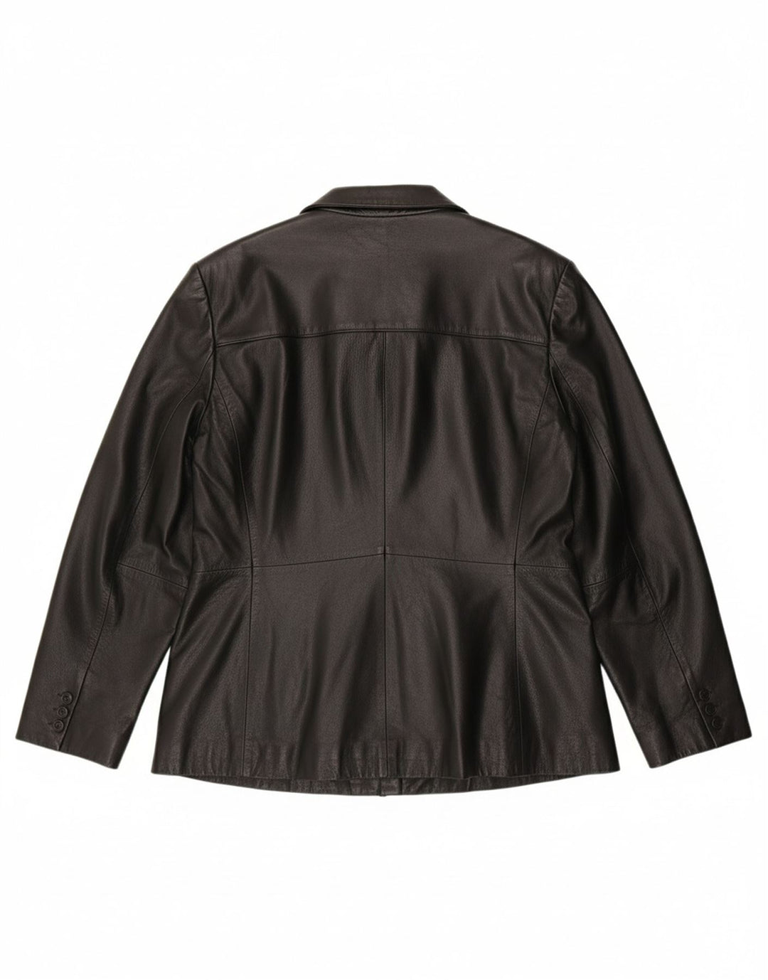 DANIER Womens Leather Jacket UK 20/22 2XL Black Leather