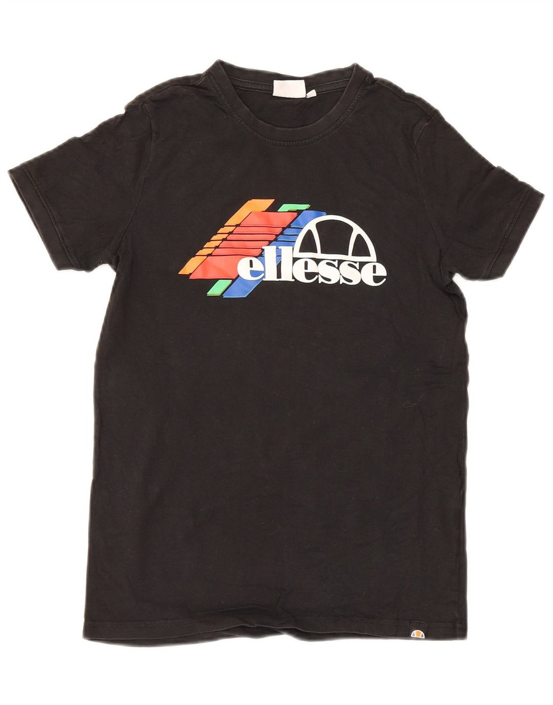 Chłopięcy T-shirt z grafiką Ellesse, 13-14 lat, czarny