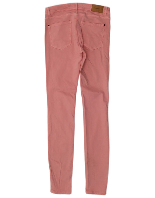 Damskie jeansy skinny ZARA EU 38 Small W28 L31 Różowe