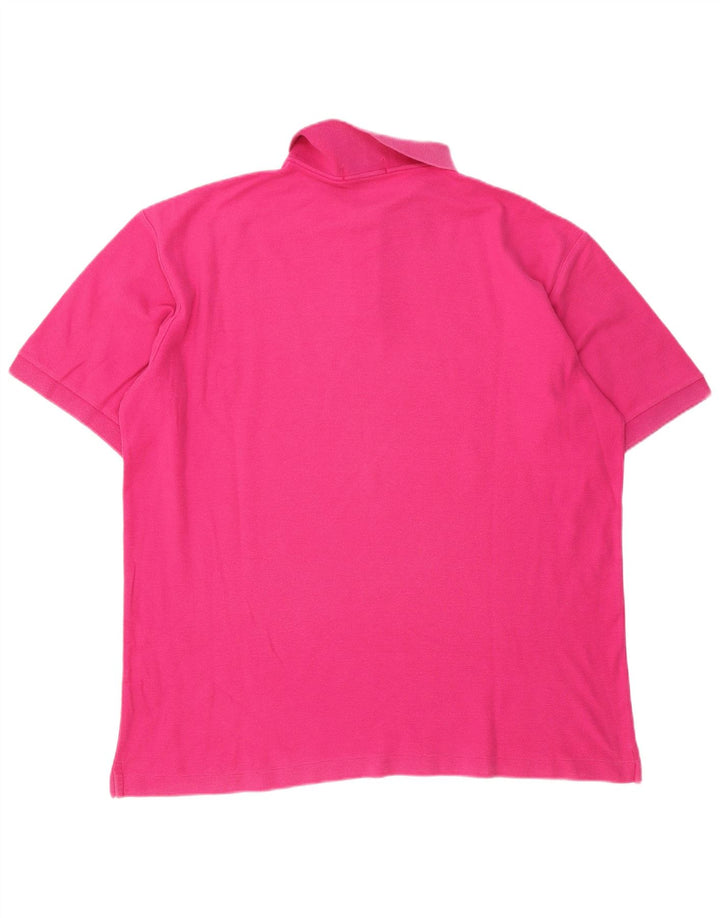 Męska koszulka polo Fila IT 56 XL, różowa, bawełniana