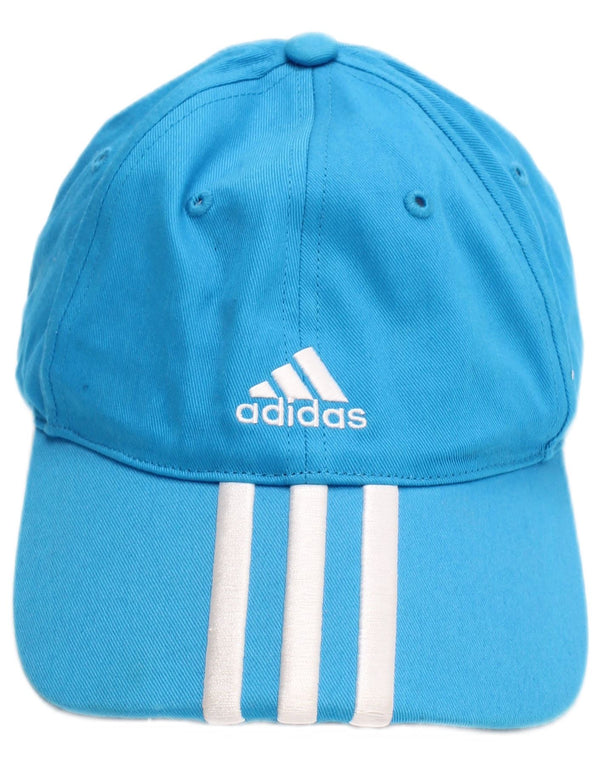 Chłopięca czapka baseballowa Adidas z grafiką, jeden rozmiar, niebieska, bawełniana