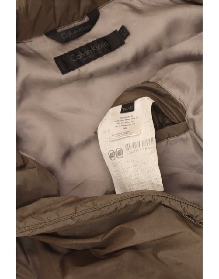 Męska ocieplana kurtka Calvin Klein IT 50, duża, khaki, poliamid