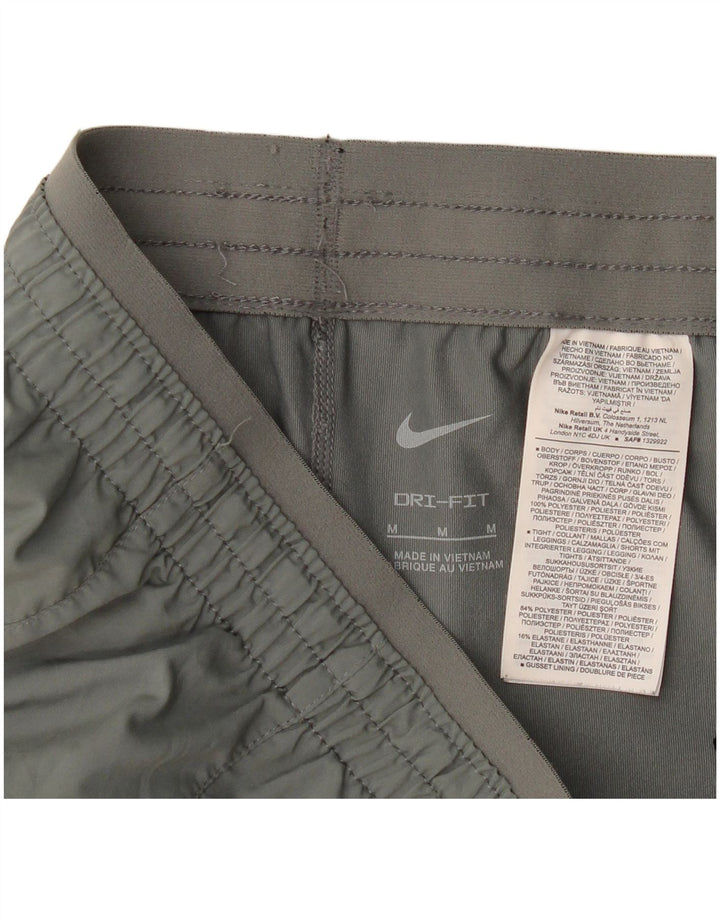 Damskie spodenki sportowe Nike Dri Fit UK 14, średni szary poliester