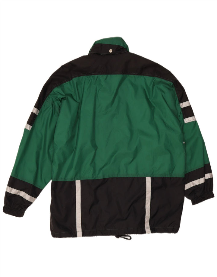 Męska kurtka dresowa z kapturem i kapturem San Marco, kolor średniozielony