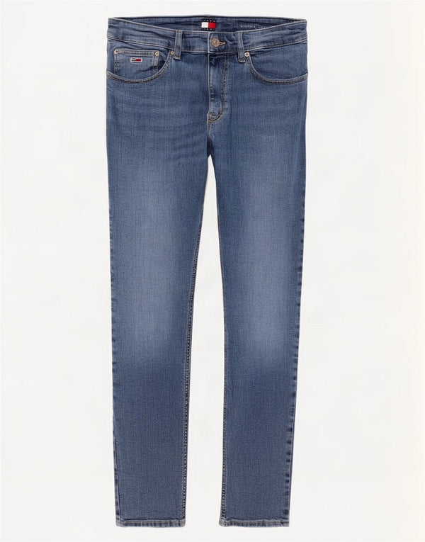 Męskie dżinsy Tommy Hilfiger Austin Slim Tapered W33 L34 Niebieska bawełna
