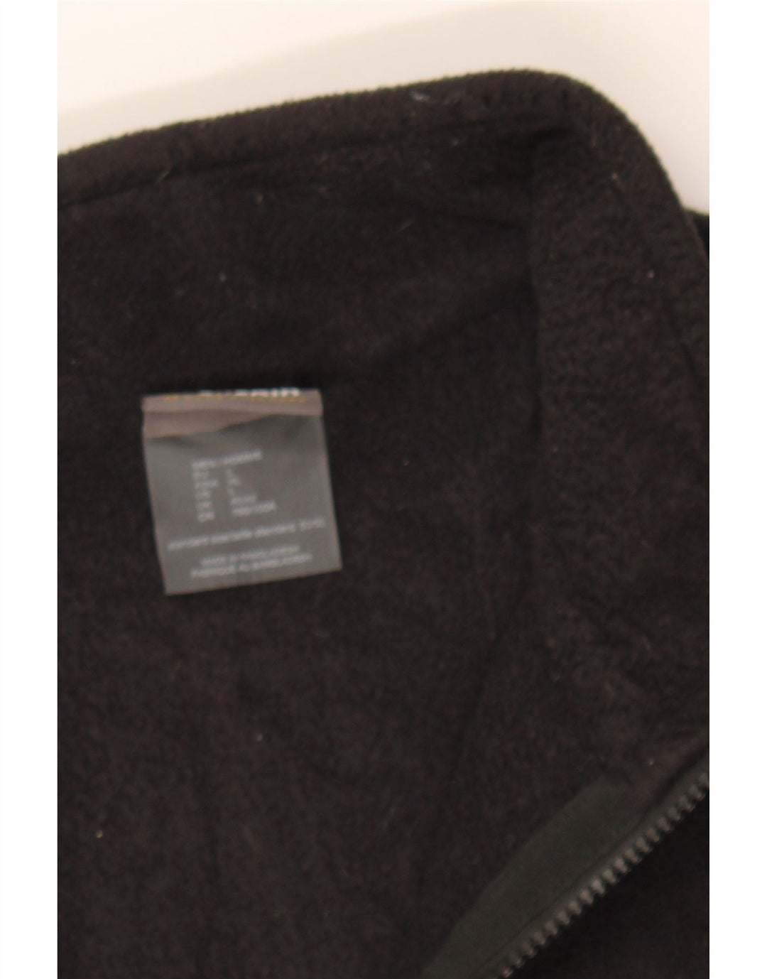 JACK WOLFSKIN Mens Fleece Jacket UK 40/42 Large Black Polyester Vintage Jack Wolfskin and Second-Hand Jack Wolfskin from Messina Hembry 