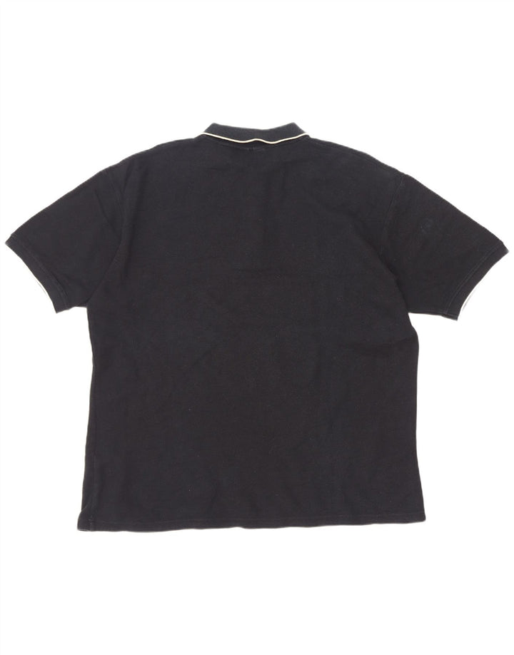 Męska koszulka polo Fila XL, czarna, bawełniana