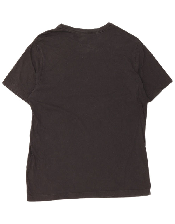 Męski T-shirt z grafiką Nike, duży, czarny, bawełniany