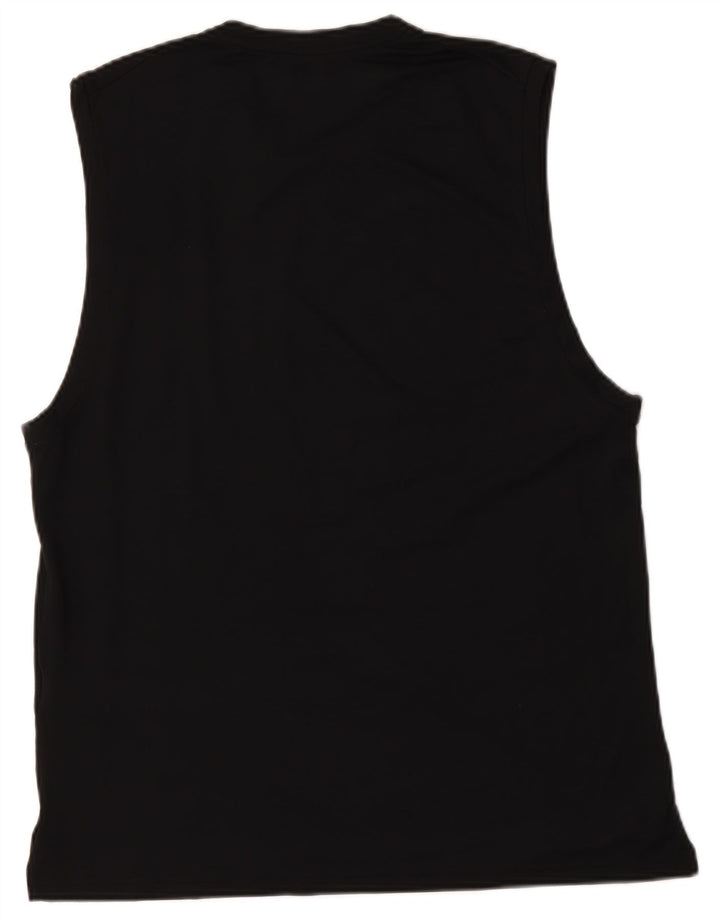 Męska kamizelka Nike Dri Fit, średni czarny poliester