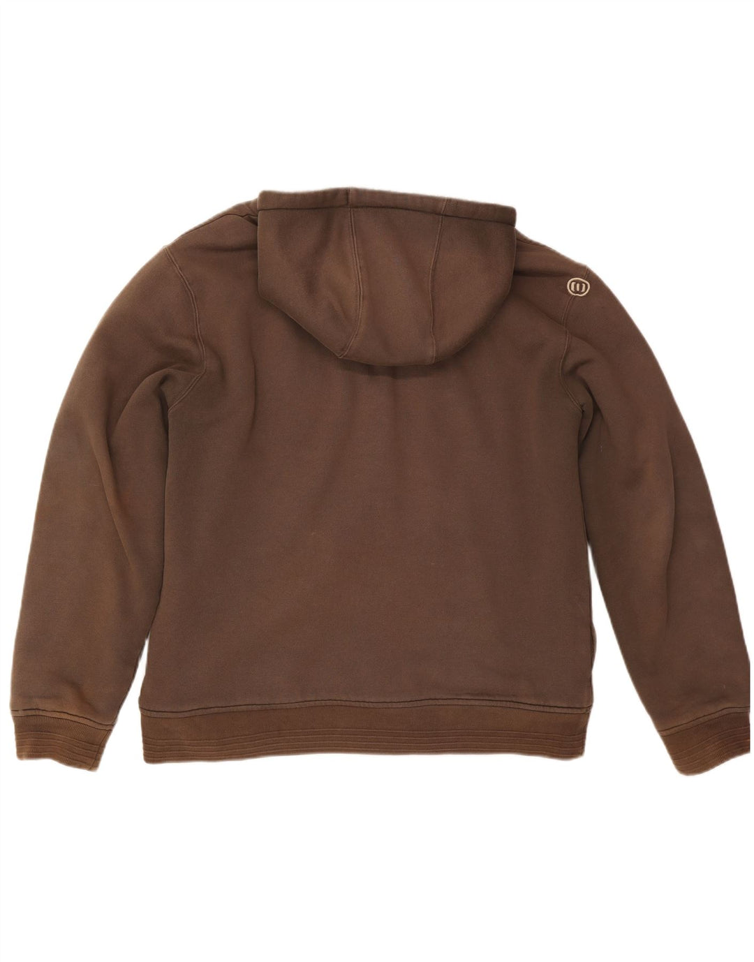 Męski sweter z kapturem i grafiką ANIMAL, duży, brązowy, bawełniany