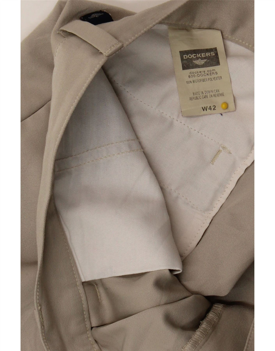 DOCKERS Mens Pegged Chino Shorts W42 2XL Beige Polyester Vintage Dockers and Second-Hand Dockers from Messina Hembry 