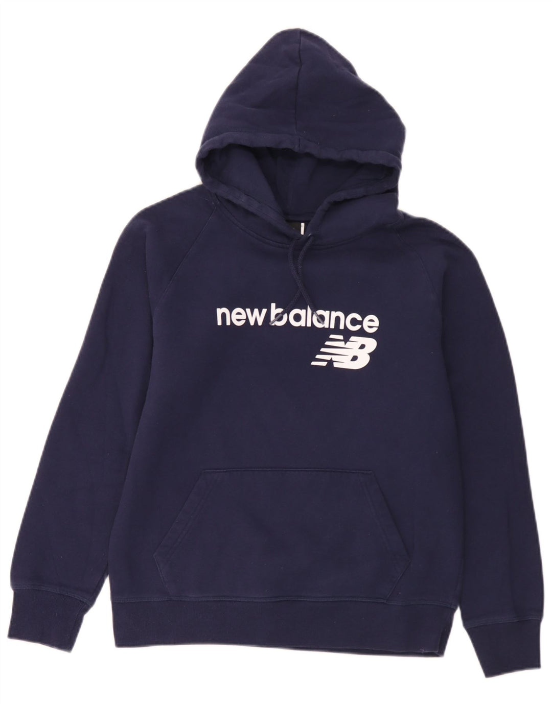 Męski sweter z kapturem New Balance w kolorze średnioniebieskim, bawełniany