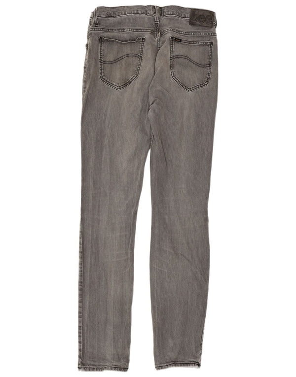 Męskie jeansy Lee Rider Slim Fit Straight W34 L34 Szara bawełna