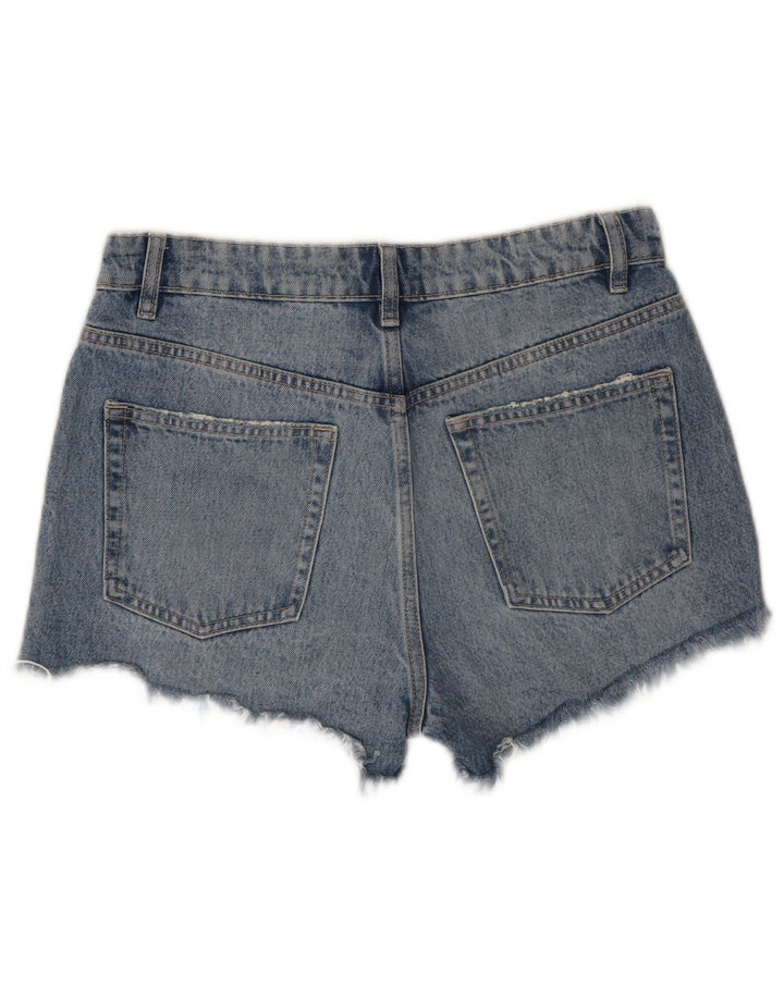 Damskie spodenki jeansowe Zara w trudnej sytuacji EU 38 Small W28, niebieska bawełna