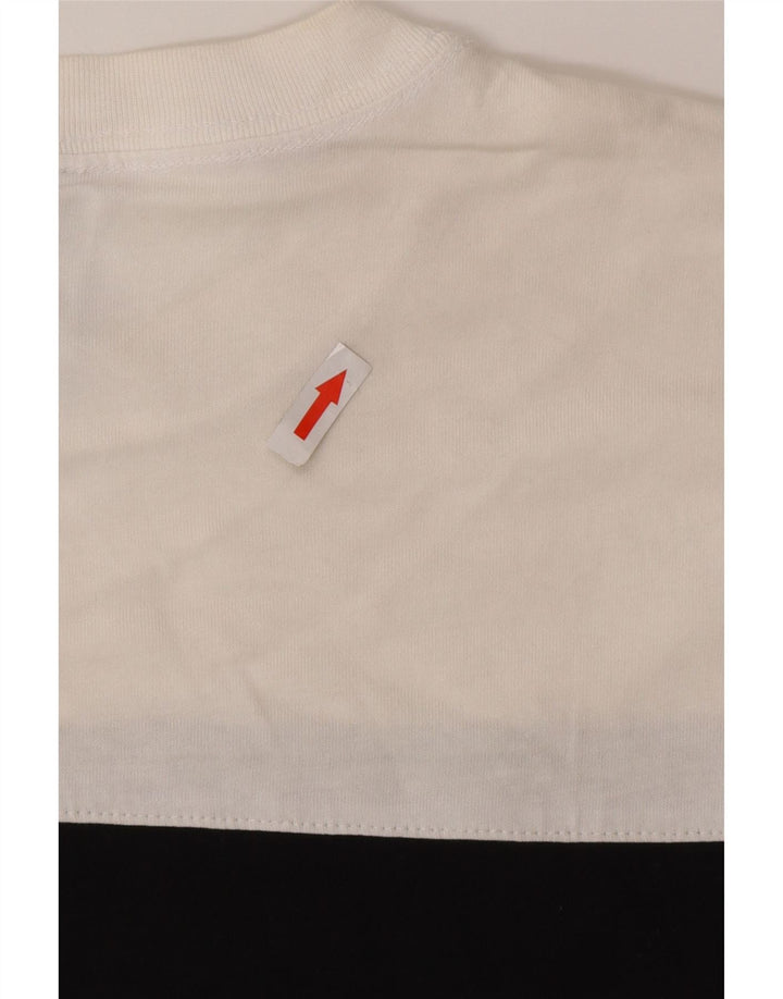 Adidas Męska koszulka Top Medium Black Colorblock Cotton