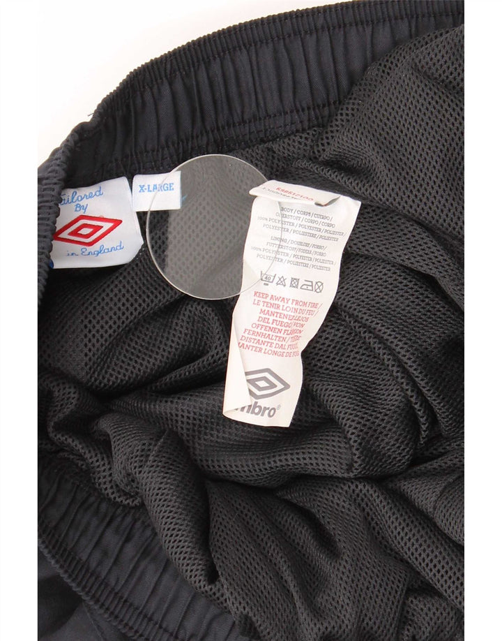 Męskie spodnie dresowe Umbro XL, czarne, poliestrowe