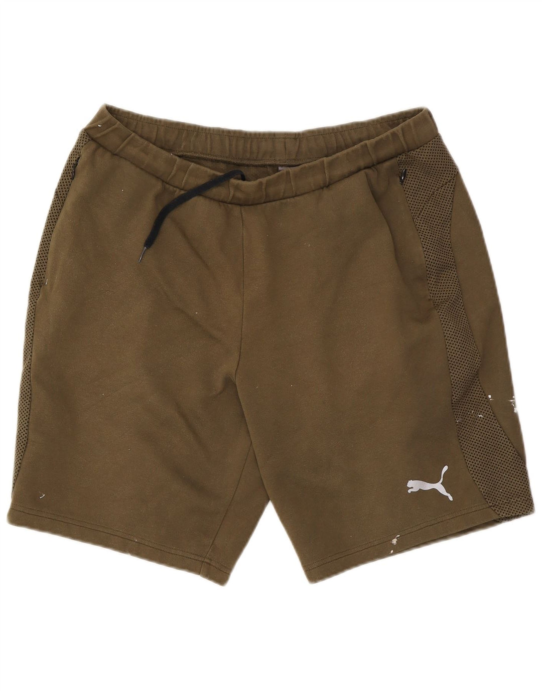 Męskie spodenki sportowe Puma XL, bawełniane, khaki