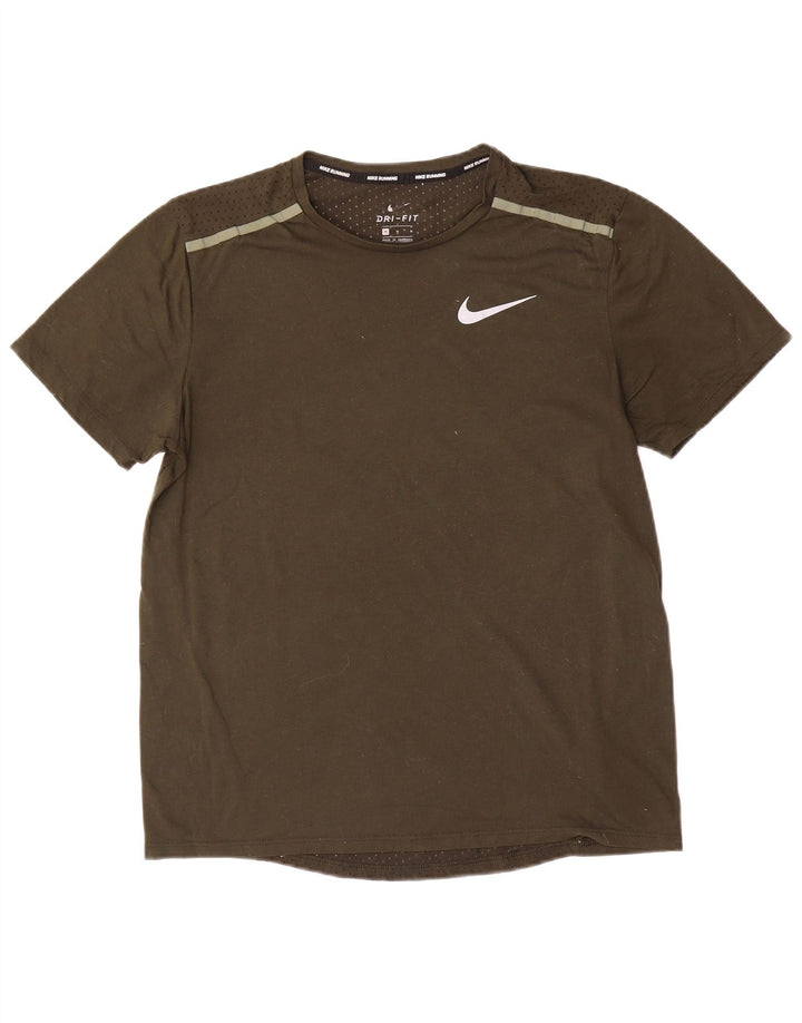 Męski T-shirt NIKE Dri Fit, średni khaki