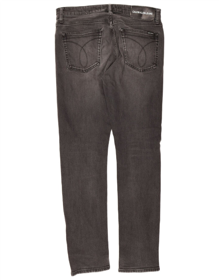 Męskie jeansy Calvin Klein W32 L32 Szara bawełna