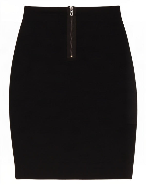 Guess Damska Spódnica Ołówkowa Mała W26 Czarna Rayon