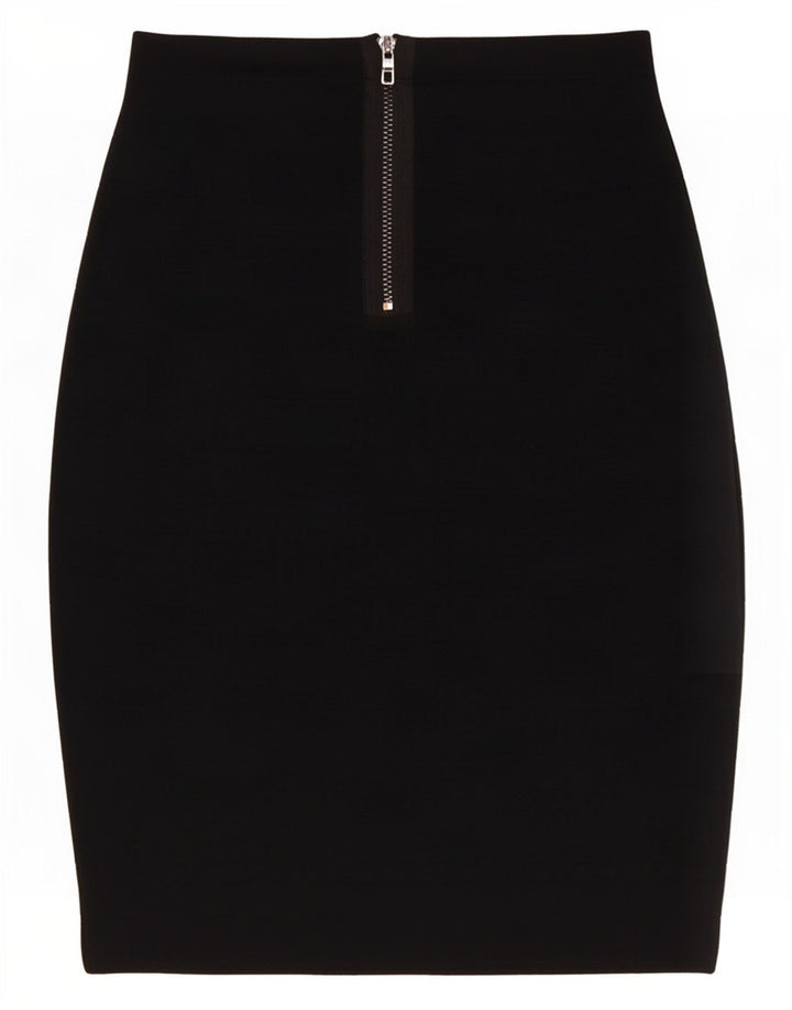 Guess Damska Spódnica Ołówkowa Mała W26 Czarna Rayon