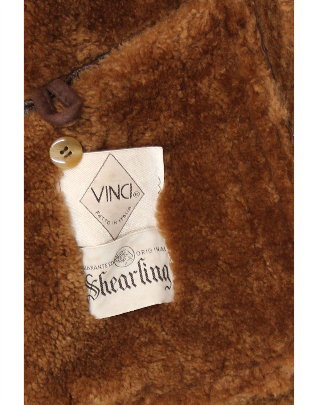 Kurtka męska Vinci Shearling UK 40 Large Brown Shearling