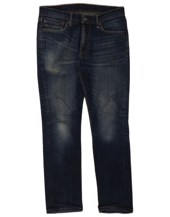 Damskie jeansy Levi's 511 Slim W32 L30 Granatowa bawełna