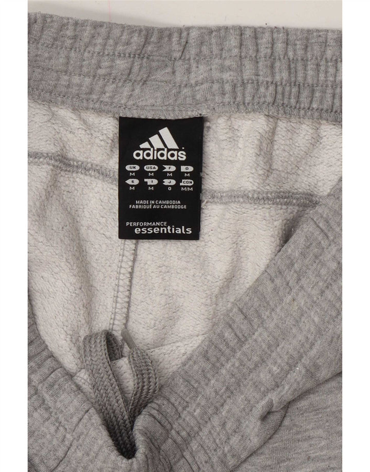 Męskie spodnie dresowe Adidas, średnioszare, bawełniane