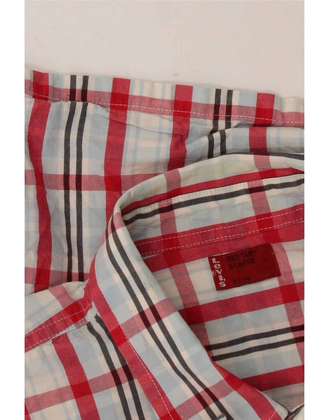 Koszula męska z krótkim rękawem Levi's XL w wielobarwną kratę