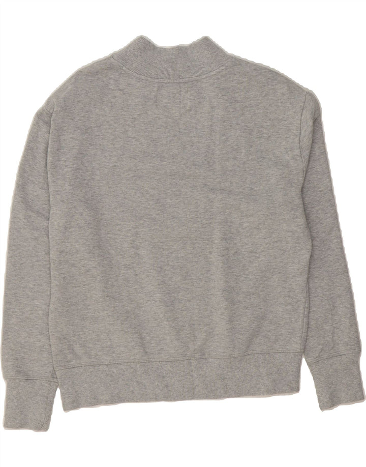 CHAMPION Womens Graphic Oversized Sweatshirt Jumper UK 10 Small Grey Vintage Champion and Second-Hand Champion from Messina Hembry 