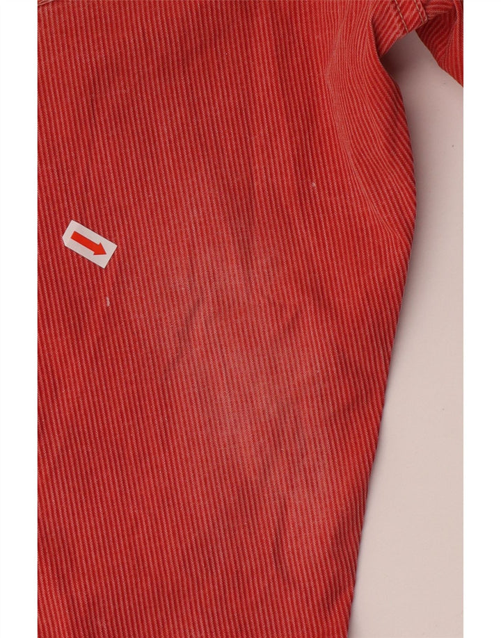 Proste sztruksowe spodnie JECKERSON W32 L33 czerwone