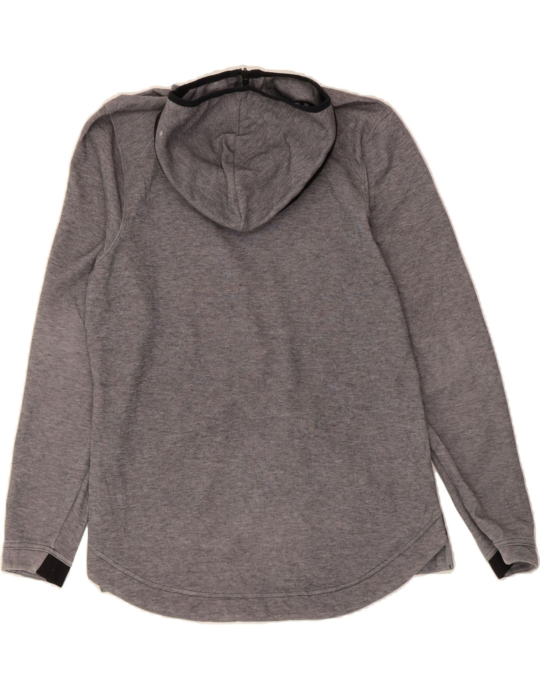 NIKE Womens Dri Fit Zip Hoodie Sweater UK 16 Large Grey Polyester Vintage Nike and Second-Hand Nike from Messina Hembry 