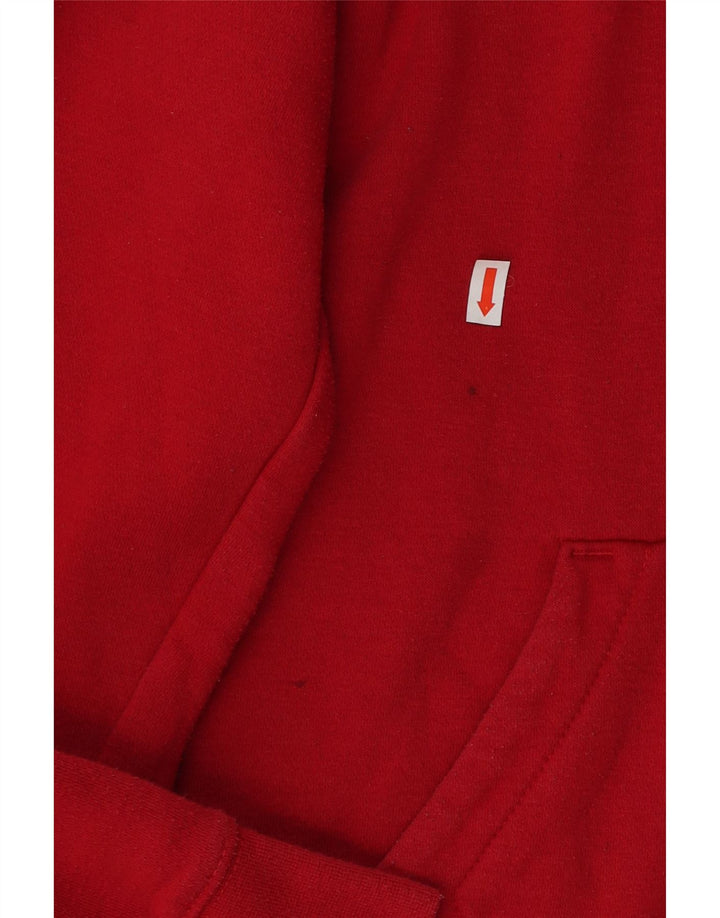 Chłopięcy sweter z kapturem JORDAN 12-13 lat, duży, czerwony, bawełniany